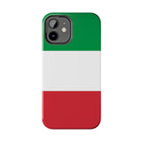 Italy flag Tough Phone Cases