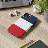 France flag Phone Case — Blue White Red Protective Cover