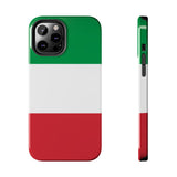 Italy flag Tough Phone Cases