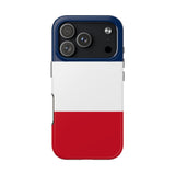 France flag Phone Case — Blue White Red Protective Cover