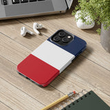 France flag Phone Case — Blue White Red Protective Cover