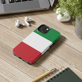 Italy flag Tough Phone Cases