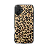Leopard Print Magnetic Clear Phone Case — Impact-Resistant Transparent Case