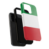 Italy flag Tough Phone Cases