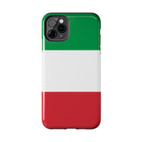 Italy flag Tough Phone Cases