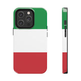 Italy flag Tough Phone Cases
