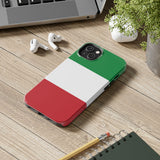 Italy flag Tough Phone Cases