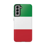 Italy flag Tough Phone Cases