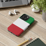 Italy flag Tough Phone Cases