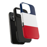 France flag Phone Case — Blue White Red Protective Cover