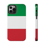 Italy flag Tough Phone Cases