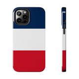 France flag Phone Case — Blue White Red Protective Cover